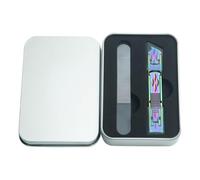 YIXANNX 2pcs Double-Ended Nail Clippers Portable Clippers AntiSplash Stainless Steel Nails File Thick Scissor Pedicure Tool, Colorful