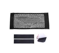 YIXANNX 2set Car Storage Net Artifact Double Layered Pockets And Easy Installation Polyester Car Trunk Storage Artifact Mesh Bag, 60cm