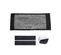 YIXANNX 2set Car Storage Net Artifact Double Layered Pockets And Easy Installation Polyester Car Trunk Storage Artifact Mesh Bag, 50cm