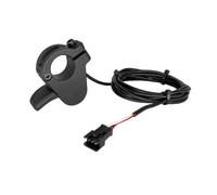 YIXANNX 3 Pin Connector Electric Bike Throttle Detachable Left Right 70 Degree Angle Adjustable ABS Bicycle