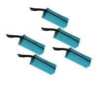 YIXANNX 5xTool Pouch Tote Bag Zippered Multicolored Fine Workmanship Convenience Storage Bags Organizer Container Tools Sack, Blue, Small Size