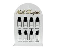 YIXANNX Acrylic Nail Art Display Board Professional Provides Durability And Sturdiness Ensuring Long Lasting Usage For Nail Artists False Tip Showing Holder Art Accessory, Style A