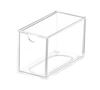 YIXANNX Acrylic Storage Box Storing Glasses Provides Elegant Solutions To Organize Makeup Jewelry While Remaining Dust-Proof Home Jewelry Storage Cabinet, Clear, L