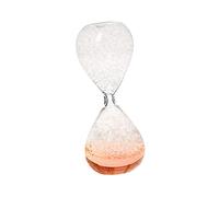 YIXANNX Artistic Bubble Singing Hourglass Offers Engaging Visual Experience With Playful Bubble Dynamics With Special Foaming Liquid To Form Clean And Beautiful Bubbles, Light Pink, 16.5cm