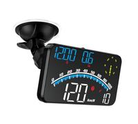 YIXANNX Auto Head Up Display Digital 5.5inch Screen Universal Rectangular USB Power Automotive Speedometer Accessories
