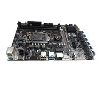 YIXANNX B250C LGA 1151 Slot DDR4 Memory Computer Motherboard with Thermal Pad 4 USB 2.0 Ports Mining Motherboards Desktop PC