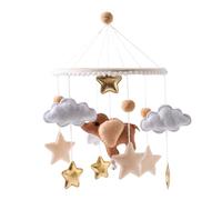 YIXANNX Baby Crib Mobile Promote Hearing and Nursery Decor with Bohemian Style and Installed at Any Time Baby Bed Bell Rattle Toy Mobile Hanging Toy for Crib