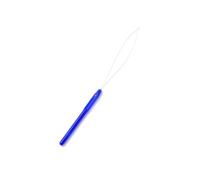 YIXANNX Beads Loop Pulling Needle Weaving Extension Threader Knitting Stainless Wire Wear-resistant Ring Needle Supplies, Blue