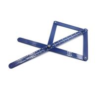 YIXANNX Bevel Gauge Corner Angle ForFinder Tool For Accurate Diagonization Fast And Convenient Corner Angle Measuring Protractor, Regular style