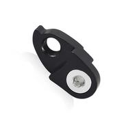 YIXANNX Bicycle Rear Derailleur Hanger Mountain Aluminum Alloy Extender Metal Extension Tail Hook Gear Cycling Accessories, Black