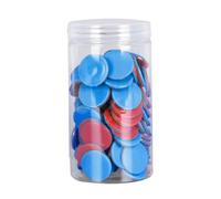 YIXANNX Bingo Counting Chips Counting Counters Durable Educational Materials Small Hands And Long Term These Counters Are Sized For Little Hands To Grasp, Red Blue, 25mm