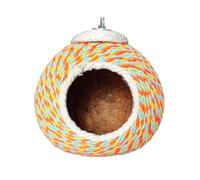 YIXANNX Bird Nesting House In Round Shape Sturdy Structure Water Resistant Designed For Small Birds Which Is Sturdy Bird Nesting House Parrot Hummingbird Nest Budgie