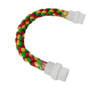 YIXANNX Bird Rope Perch Cage Accessory Toy Ensures Exciting Climbing And Chewing Activities For Birds Promoting Healthy Habits Bird Rope Perch Parrot Climbing Standing Toy, 30cm