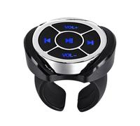 YIXANNX Bluetooth Remote Control For Mobile Devices Intelligent Power-saving Technology Connect Phone Or Tablet Via Bluetooth, Silver with bracket