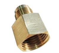 YIXANNX Brass Pipe Fitting Reducer Adapter 1/2 NPT Pipe with High Performance Fittings Adaptor Fluid Transfer Requirements Brass Fitting Reducer Adapter 1/2 NPT