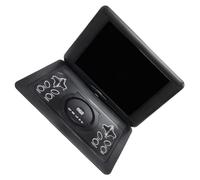 YIXANNX Car Dvd Player Portable Dvd Player With 270° Rotation Built-in Stereo Speakers ABS With Battery With Accessory MMC Card