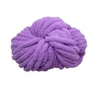 YIXANNX Chunky Chenille Yarn is Durable and Soft Hand Knitting Cozy Scarves and Cushions Giving Home Warm Chunky Chenille Yarn for Hand Knitting Crocheting, Light Violet, 20mm