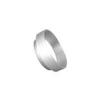 YIXANNX Coffee Powder Dosing Funnel Ring Professional 51/54/58MM Filtering Loop Fixed Rings Kitchen Tampering Accessories Tool, Silver/58mm