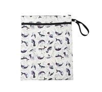 YIXANNX Colorfast Compact Stylish Diaper Bag for Easy Organization and Travel Big Opening Pockets Diaper Bag Wet Dry Bags, White Baby Whale