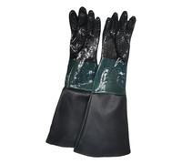 YIXANNX Comfortable Labour Gloves Sandblast Glove PVC Cotton Designed For Maximum During Sandblasting Tasks Work Gloves Protective Industrial
