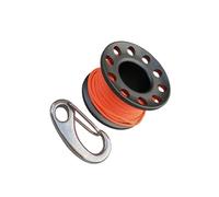 YIXANNX Compact Finger Spool Reel with High Visibility Line Free Tech Diving Exploration Compact and Easy to Stow. Free Tech Cave Diving Drifting Scuba Dive Line Rope Guide, Gray