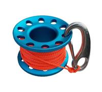 YIXANNX Compact Finger Spool Reel with High Visibility Line Free Tech Diving Exploration Compact and Easy to Stow. Free Tech Cave Diving Drifting Scuba Dive Line Rope Guide, Blue