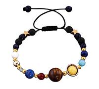 YIXANNX Cosmic Galaxies Solar System Bracelet Show Love For With Unique Accessory Female Transfer Beads Bracelet Glamour