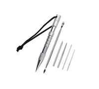 YIXANNX Craft in Style Stainless Steel Paracord Stitching Needle Set for Trendy Projects Aluminum Alloy Paracord FID Set Easy, 6 Pcs Silver, 17cm