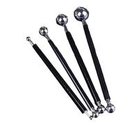 YIXANNX Craft with Ease Using Sturdy and Durable Pottery Sculpting Tools Set Ball Stylus Double End Dotting Tools Gifts, Black