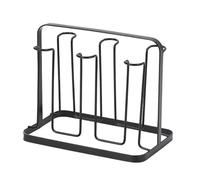 YIXANNX Cups Drying Rack Metal Cup Drying Rack is Sturdy and Stylish Solution for Neatly Storing Mugs and Cups Coffee Cup Holder for Countertop Storage, Black, 215x135 x180mm