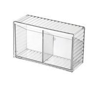 YIXANNX Daily Necessities Organizer - Space-Saving Wall Mounted Box Effectively Protecting The Product. It Is Easy To Open , transparent , 17.3*10.3*6.6cm