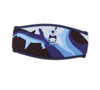 YIXANNX Diving Strap Cover Essential Accessories Prevent Hair Pulling Long Hair During Snorkeling Swimming Activities Diving Strap Cover Mask Straps For Back Of Head , Dark Blue , 9x18cm