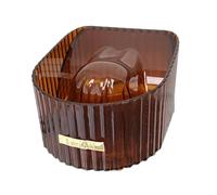 YIXANNX DIY Home Bathing Nail Salon Soften Dead Skin Bowl Versatile Solution For Nail Cleaning Nutritional Needs Women Girl Professions Beginner Soaking Bowl, Brown, 14x10.8x6.6cm