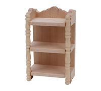 YIXANNX Dollhouse Miniature Bookshelf Fits 112 Scale Dolls Creating Beautiful Display Spaces Can Pretend For Decorating Dolls Scene. Dollhouse Miniature Storage Shelf Mini Furniture