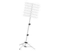 YIXANNX Double Sided Hair Rack Offering Easy Adjustments Height Professional Braiders At Salon Or Home Eliminating For Drilling Screws Hair Stand Holder For Braiding Stylists, white, 41.5x13.8x9.4cm