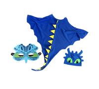 YIXANNX Dragon Dinosaur Cloak For Kids Polar Fleece Halloween Costume Fiber For Child Halloween Costume For Kids Innovative, blue