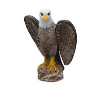 YIXANNX Durable Garden Bird Statue Lifelike Eagle Decoy Proven Garden Pest Repellent Bald Yard