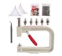 YIXANNX Durable Pearl Setting Machine Beads Rivet Fixing Tool with Diverse Screw Heads and Accessories for Craft Projects Pearl Setting Machine Kits Beads Nails Rivet Stud, #20