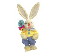 YIXANNX Easter Decorations Bunny Figurine Standing Home Landscape Decor Rabbit Sculpture For Capturing Easter Spirit Animal Ornament Home Decoration Table Art Crafts