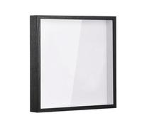 YIXANNX Easy To Shadow Box Frame Display Case Adventure Archive Box Photos Movie Ticket Gifts Holiday Decor Suitable For Decorating Mantels Shadow Frame Display Case Photo, Black, 20.3x20.3CM