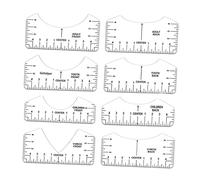 YIXANNX Easy To T Shirt Alignment Ruler Provides Clear Visibility And Effortless Alignment For Hot Press Vinyl And Screen Printing DIY Craft Shirt Quilting Sewing Placement Ruler, White