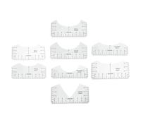 YIXANNX Easy To T Shirt Alignment Ruler Provides Clear Visibility And Effortless Alignment For Hot Press Vinyl And Screen Printing DIY Craft Shirt Quilting Sewing Placement Ruler, Transparent