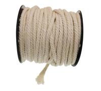 YIXANNX Eco-Friendly Washable Clothes Rope Handmade Cotton Cord for Creative Crafting And Home Organization Solutions Handmade Decorations Natural Cotton Cord Wedding Home Party, White, 20m