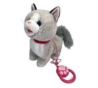 YIXANNX Electric Plush Animals Walking Cat Soft Plush Toy Offers Interactive Fun Kids Toddlers Room Decorations Stuffed Cat Kids Toddlers Room Decoration, Style B