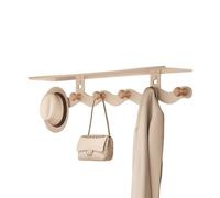 YIXANNX Entryway Storage Rack and Coat Hook Rack with Multi Hook | Wall Mounted Space Saver Offers Easy To Install No Drill Solution Keeps Foyer Neat Through Daily