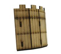 YIXANNX Experience Joy While Building 1/72 Fortress Building Models House With Unique Assembling Techniques And Educational Focus 1/72 Fortress Models House Diorama Scene, corner, 8-12cm