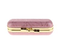 YIXANNX Exquisite Lipstick Organizer with Makeup Case High Grade Gold Edge Elegant On Go Makeup Case with Mirr High-Grade Luxury. Lipstick Holder Storage, Light Pink