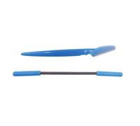 YIXANNX Eyebrow Stencil Styling Props Scraper Hair Removal Template Shavers Eyebrows Trimmer Safe Practical Makeup Tool, Blue