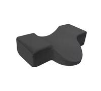 YIXANNX Eyelash Extension Pillow Flannel Cushion Ergonomic Neck Support For Grafting Procedure Comfort Avoiding Head Movement During Eyelash Lengthening Grafting. Ergonomic Curve, Black, 50x32x12cm