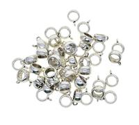 YIXANNX Fashionable Charm Bracelets Spacers Unique Jewelry Bracelets Beads Distinctive Hanger Beads Exceptional DIY Charms Vintage Style Hanger Bail Circle Shaped DIY